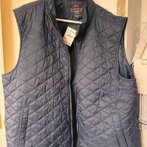 Nordstrom Quilted Navy Vest for Men NWT